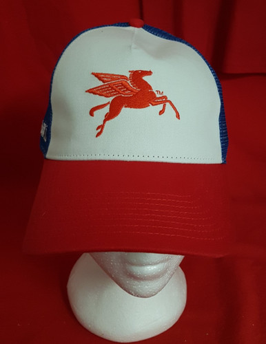 Mobil pegasus hat - mobil, red