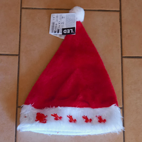 Led weihnachtsmütze neu - led,