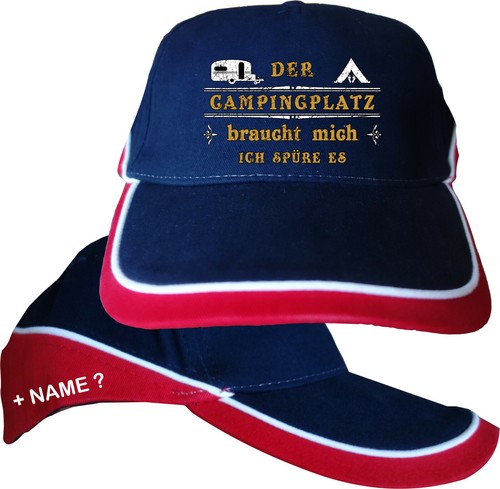 Camping camper cap - cap, basecap